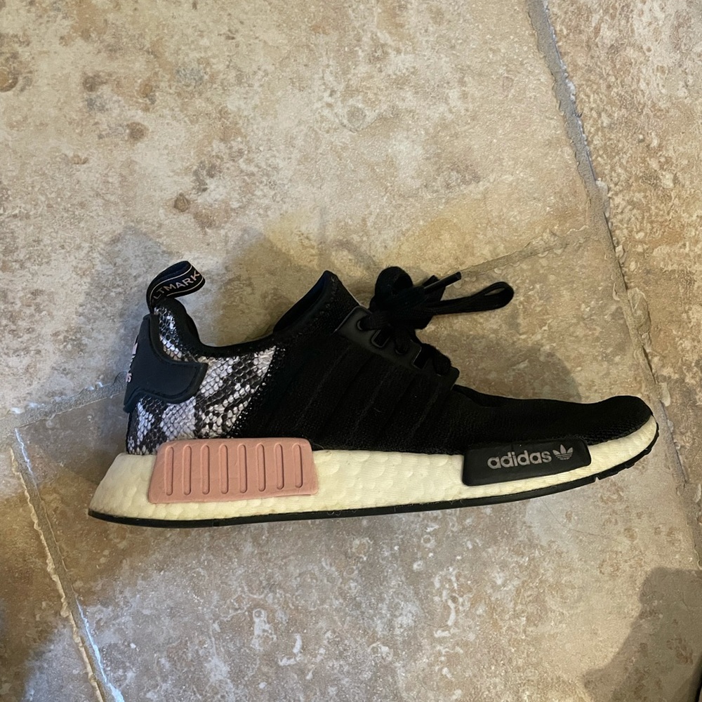 Adidas Boost snake print running shoe